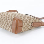 Gucci GG Canvas Leather Shoulder Bag Crossbody Hand Tote — view 4