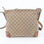 Gucci GG Canvas Leather Shoulder Bag Crossbody Hand Tote — view 3