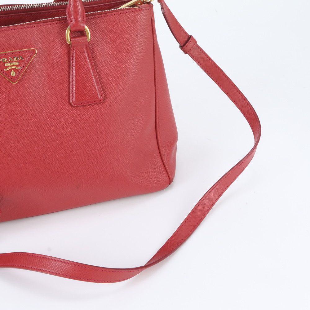 Prada Saffiano Leather Galleria 2-Way Shoulder Bag Crossbody Hand — view 3