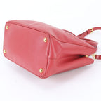 Prada Saffiano Leather Galleria 2-Way Shoulder Bag Crossbody Hand — view 5