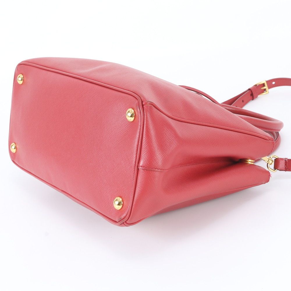Prada Saffiano Leather Galleria 2-Way Shoulder Bag Crossbody Hand — view 5