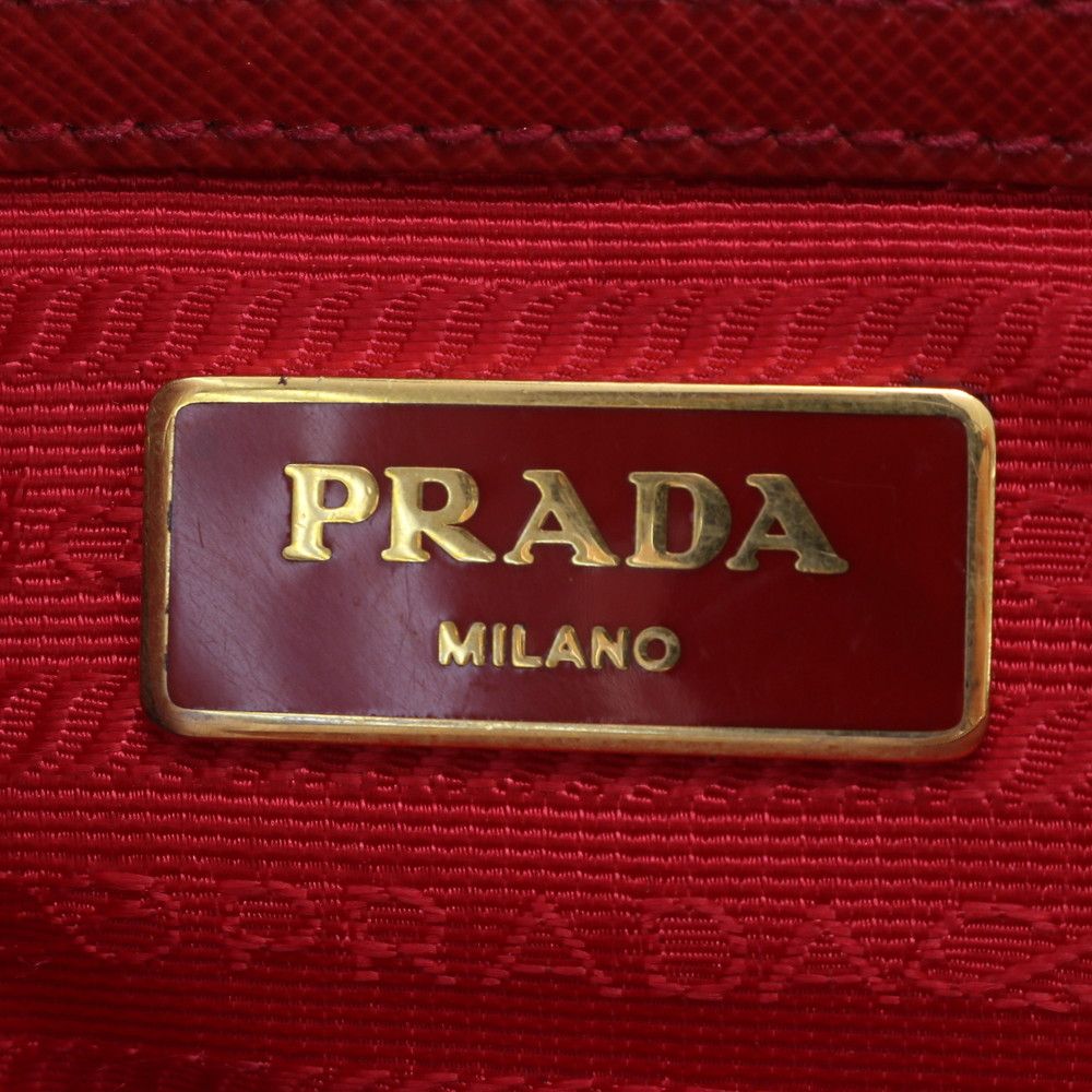 Prada Saffiano Leather Galleria 2-Way Shoulder Bag Crossbody Hand — view 9