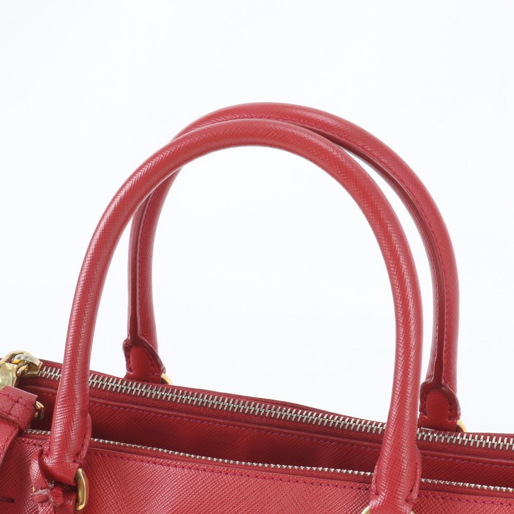 Prada Saffiano Leather Galleria 2-Way Shoulder Bag Crossbody Hand — view 2