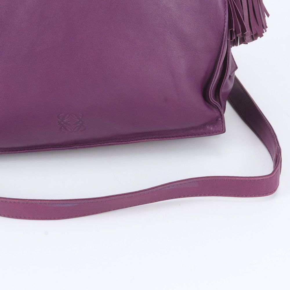Loewe Anagram Flamenco 30 Tassel Leather Shoulder Bag Crossbody — view 2