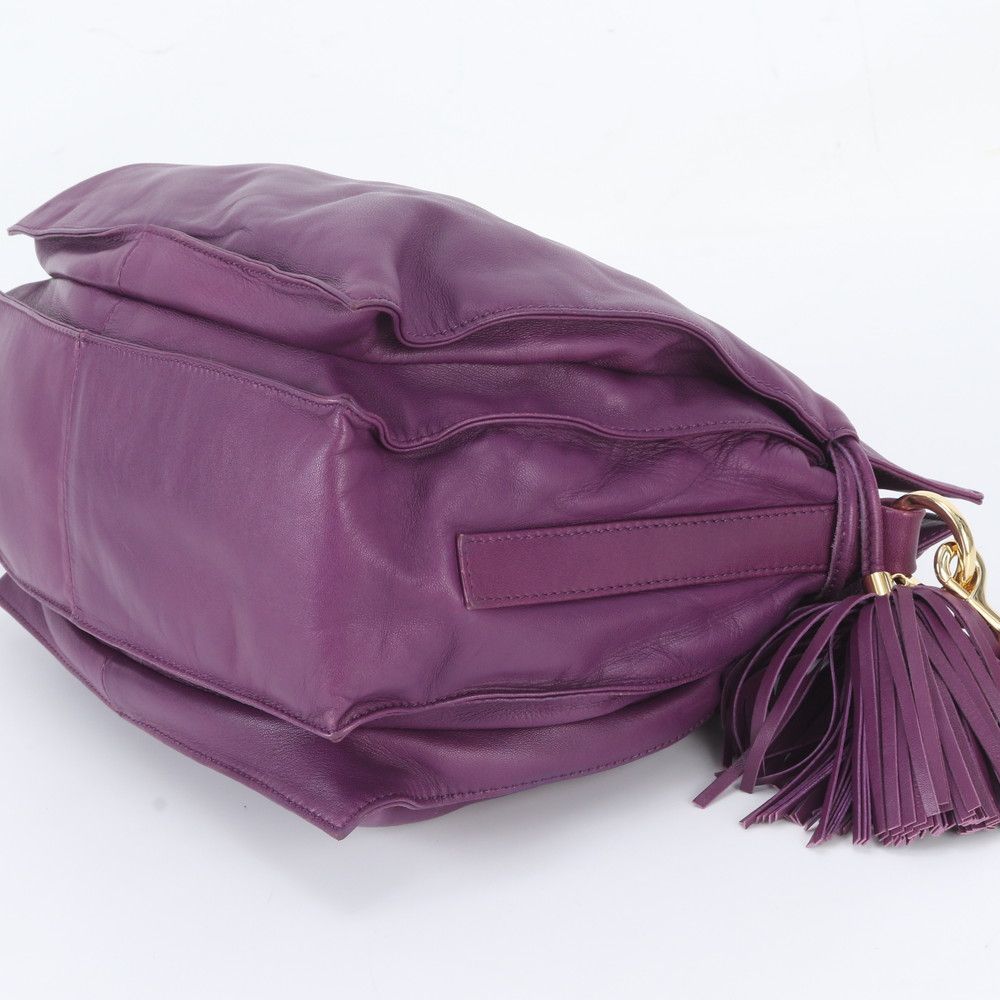 Loewe Anagram Flamenco 30 Tassel Leather Shoulder Bag Crossbody — view 4