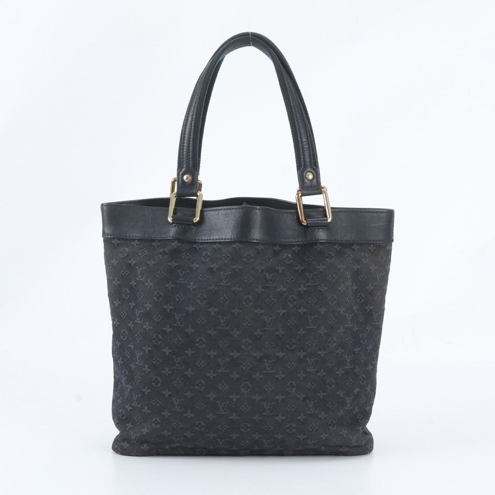 Louis Vuitton Monogram Mini Lucille GM Blue Leather Tote Shoulder — view 3
