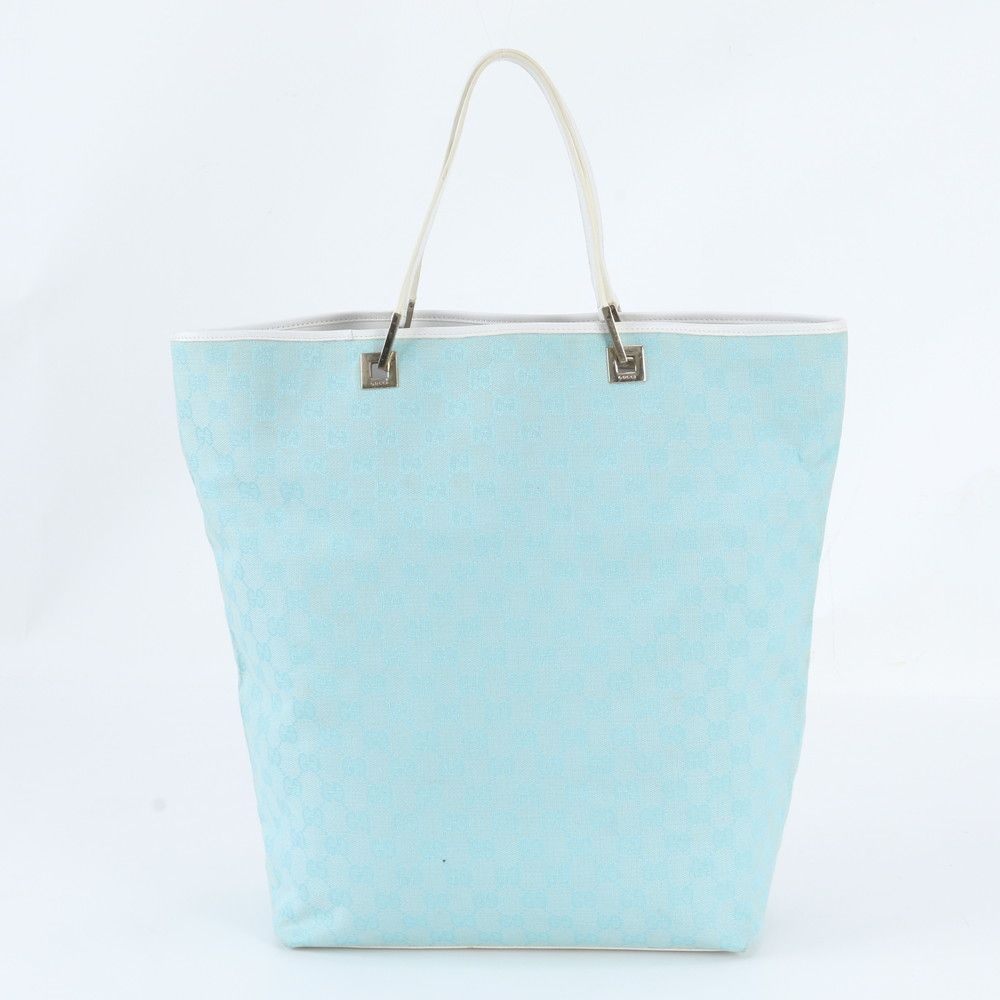 Gucci GG Canvas 002 Leather Tote Shoulder Hand — view 3