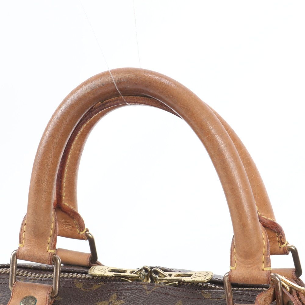 Louis Vuitton Monogram Keepall 55 Leather Boston Bag Tote Carry — view 2