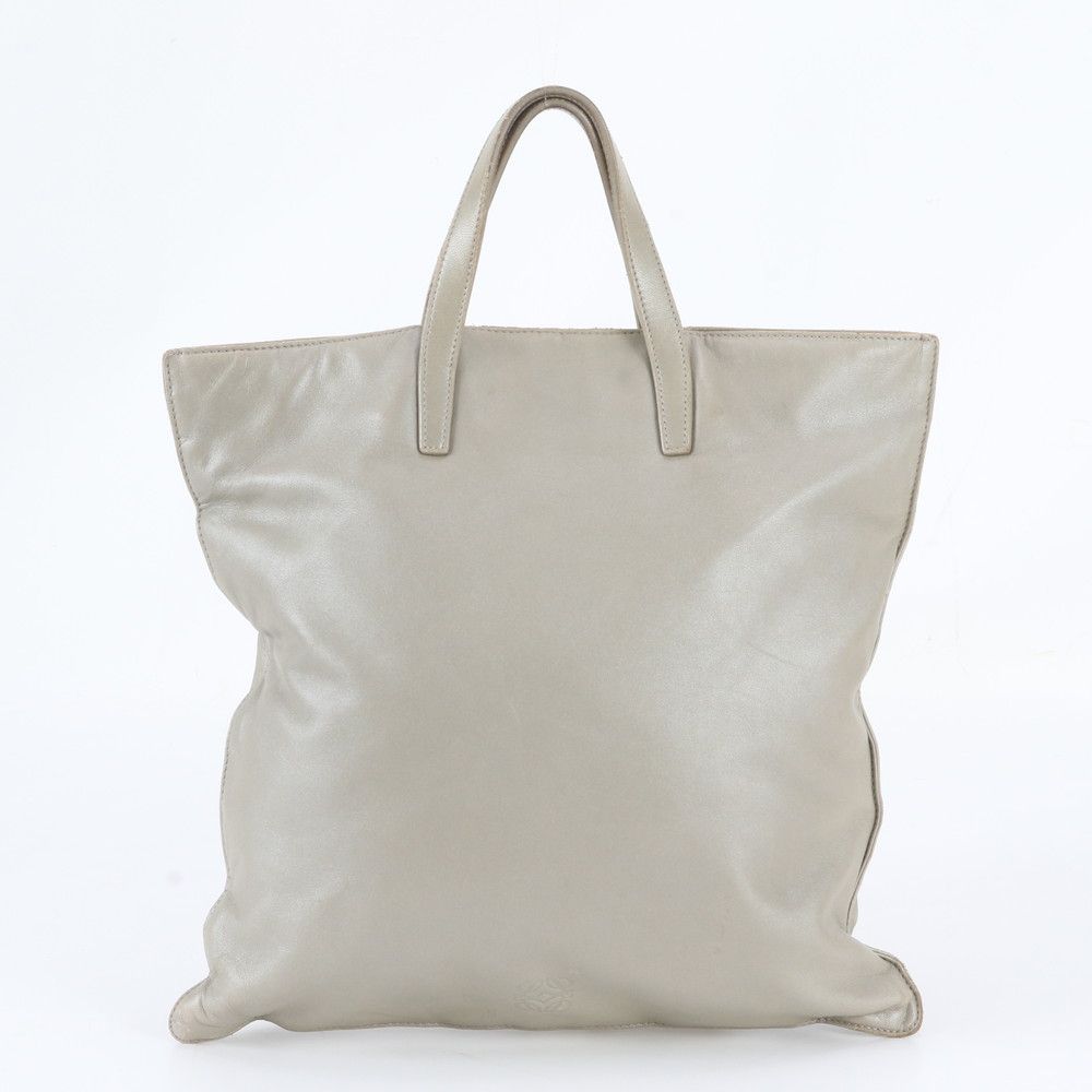 Loewe Leather Tote Shoulder Hand Gray