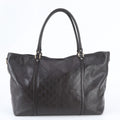 Gucci Guccissima Leather Tote Shoulder Hand Black