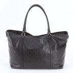 Gucci Guccissima Leather Tote Shoulder Hand Black — view 3