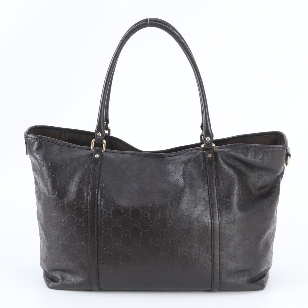 Gucci Guccissima Leather Tote Shoulder Hand Black — view 3