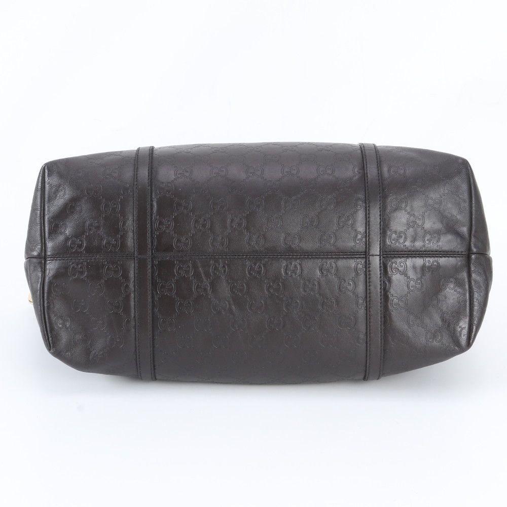 Gucci Guccissima Leather Tote Shoulder Hand Black — view 5