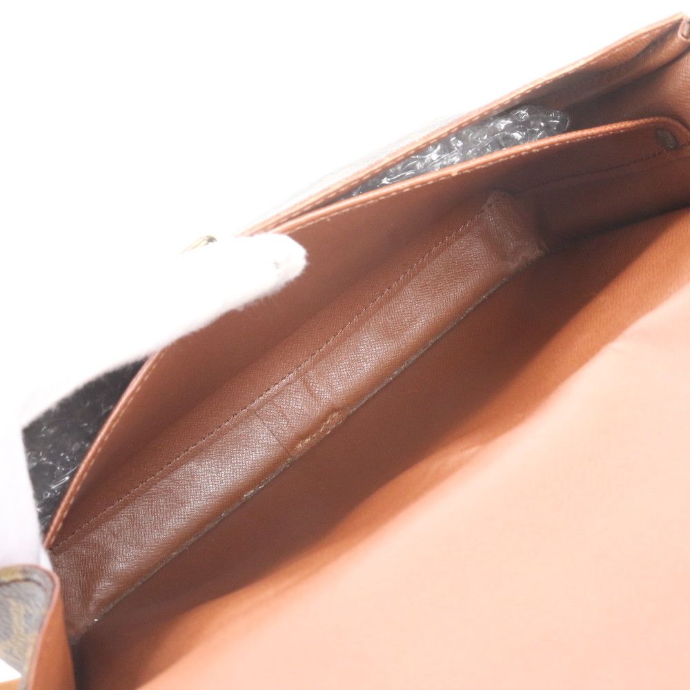 Louis Vuitton Monogram Cartouchiere GM Leather Shoulder Bag Crossbody — view 7