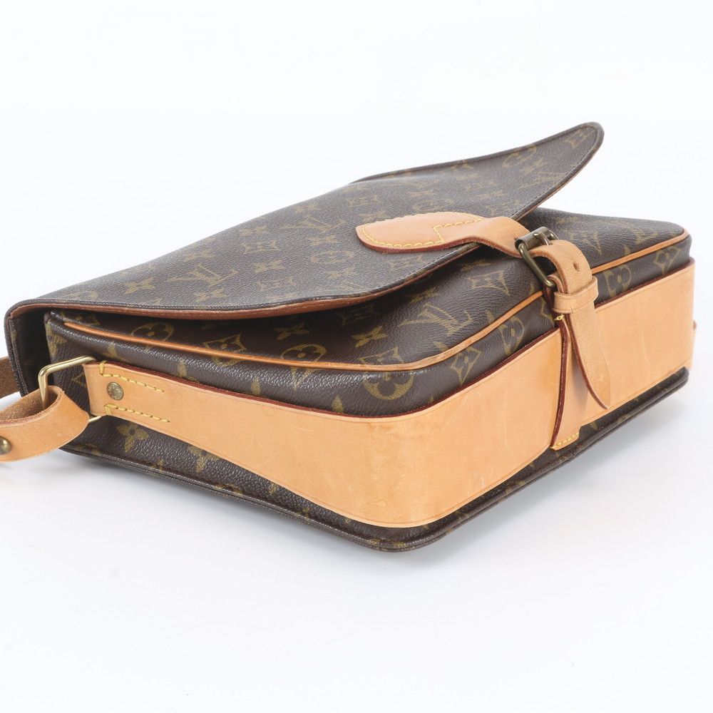 Louis Vuitton Monogram Cartouchiere GM Leather Shoulder Bag Crossbody — view 5