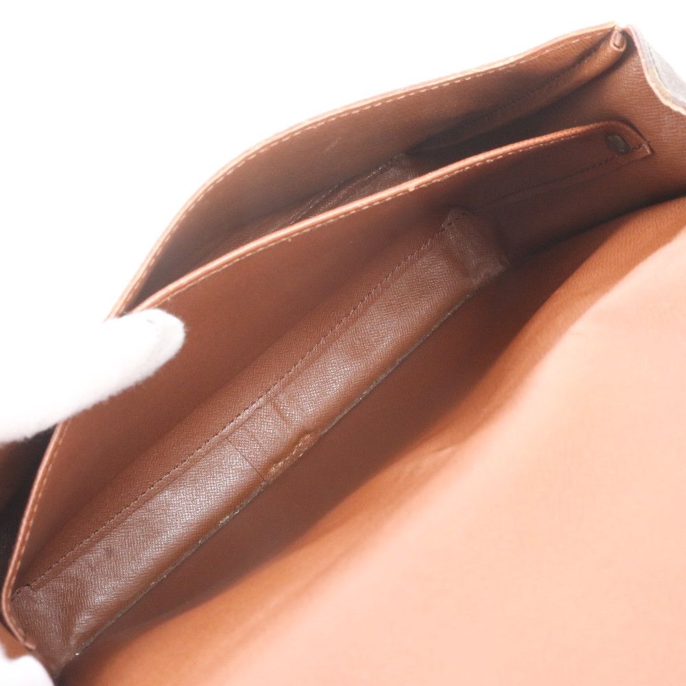 Louis Vuitton Monogram Cartouchiere GM Leather Shoulder Bag Crossbody — view 8