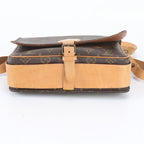 Louis Vuitton Monogram Cartouchiere GM Leather Shoulder Bag Crossbody — view 6