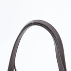 Prada Tessuto Nylon Stripe Triangle Logo Leather Tote Shoulder — view 2