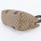 Gucci GG Canvas Bamboo Leather Tote Shoulder Hand — view 4
