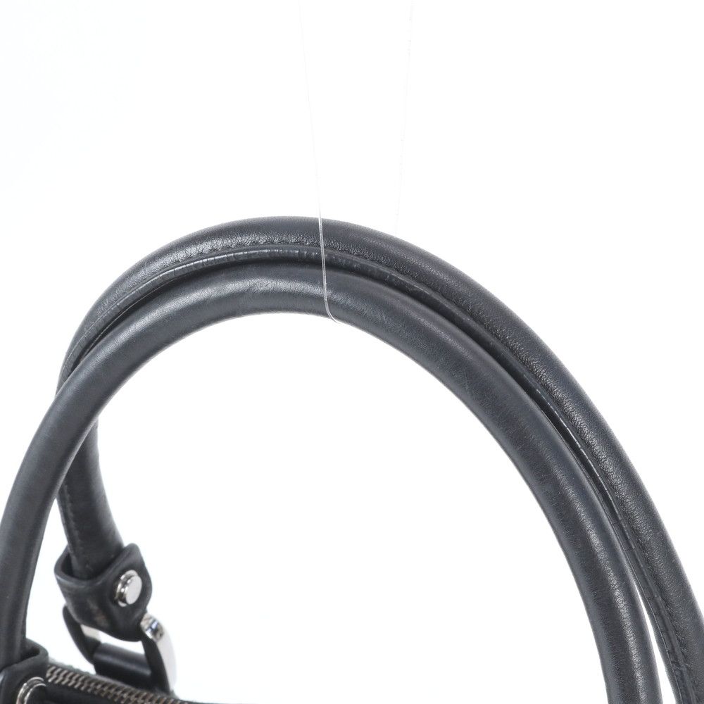 Gucci Guccissima Leather Handbag Tote Black GG — view 2