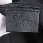 Gucci Guccissima Leather Handbag Tote Black GG — view 8