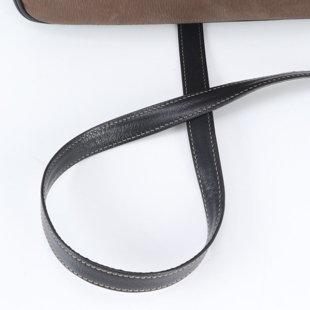 Loewe Velazquez Leather Shoulder Bag Crossbody Brown — view 2