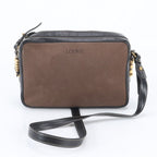 Loewe Velazquez Leather Shoulder Bag Crossbody Brown
