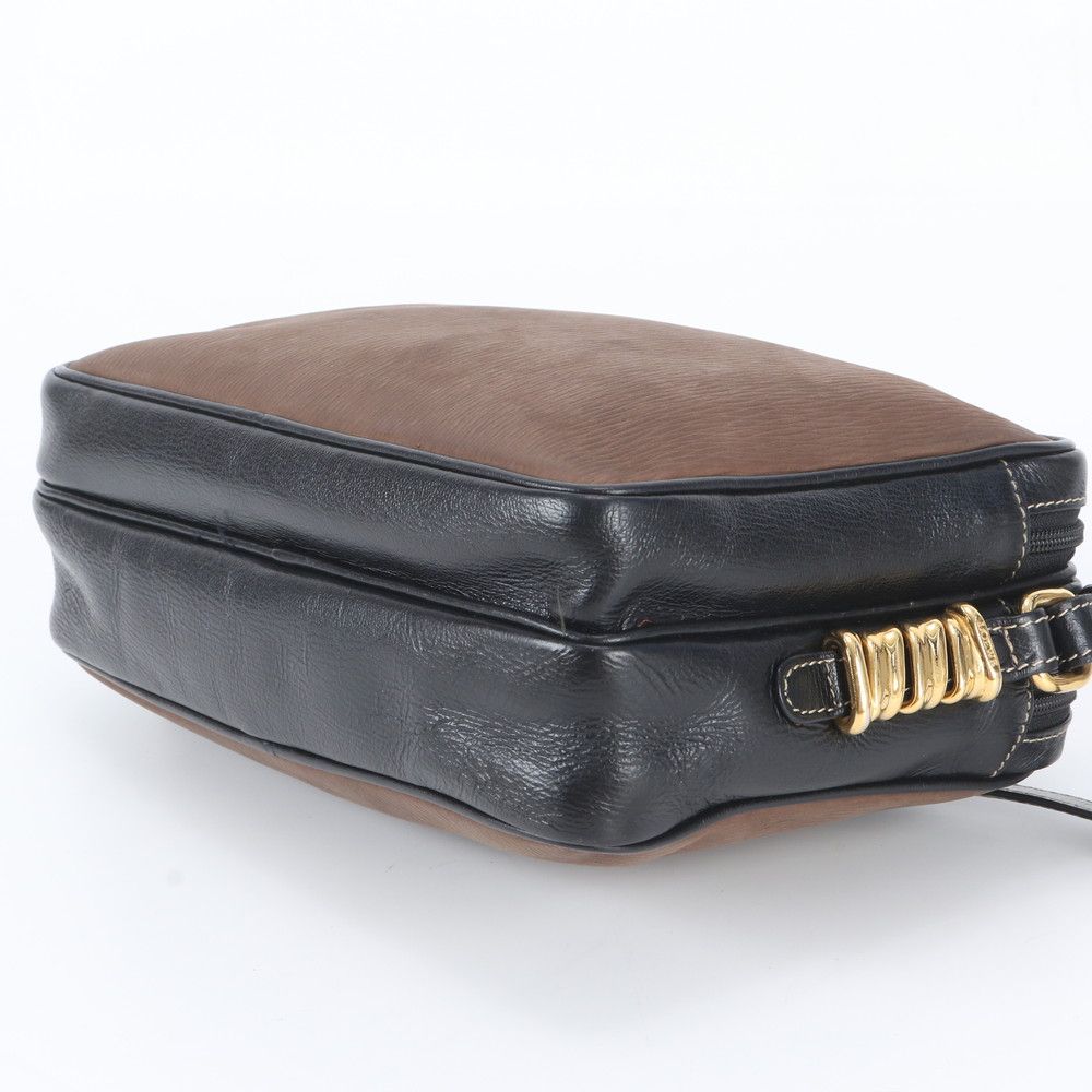 Loewe Velazquez Leather Shoulder Bag Crossbody Brown — view 4
