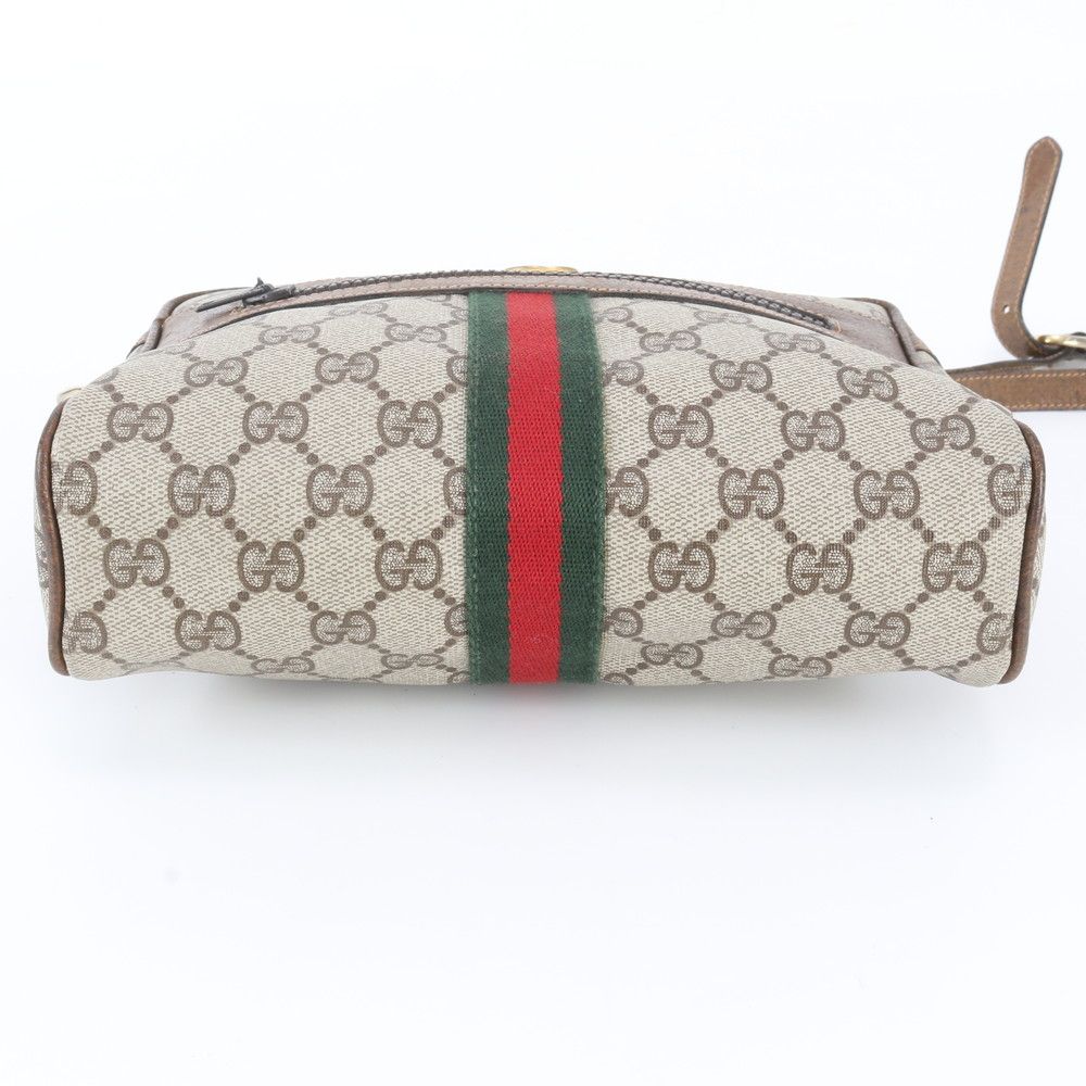 Gucci GG Supreme Sherry Line Leather Shoulder Bag Crossbody Messenger — view 5