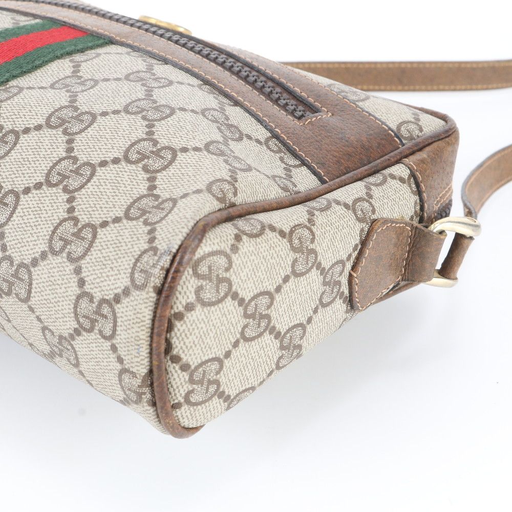 Gucci GG Supreme Sherry Line Leather Shoulder Bag Crossbody Messenger — view 4