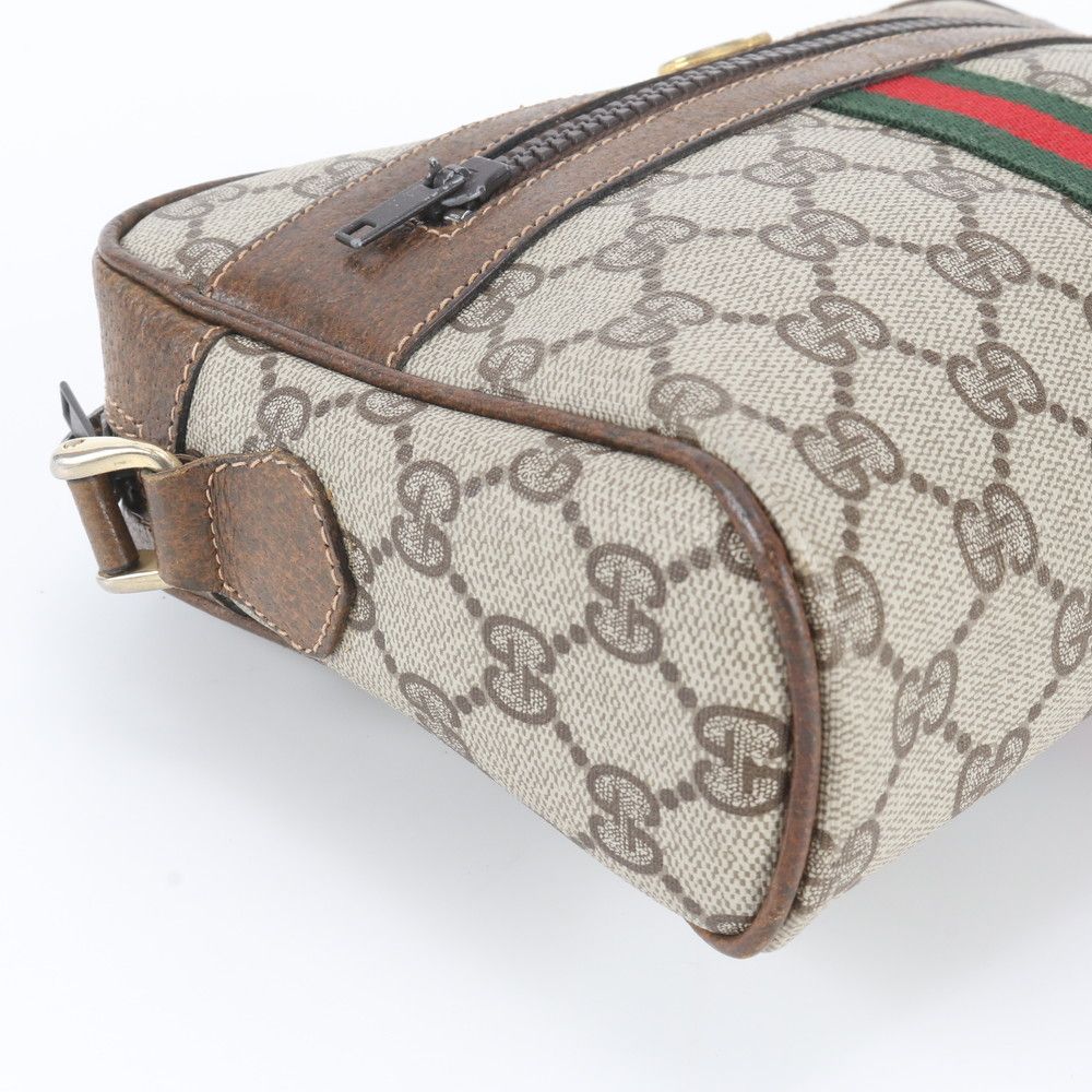 Gucci GG Supreme Sherry Line Leather Shoulder Bag Crossbody Messenger — view 6
