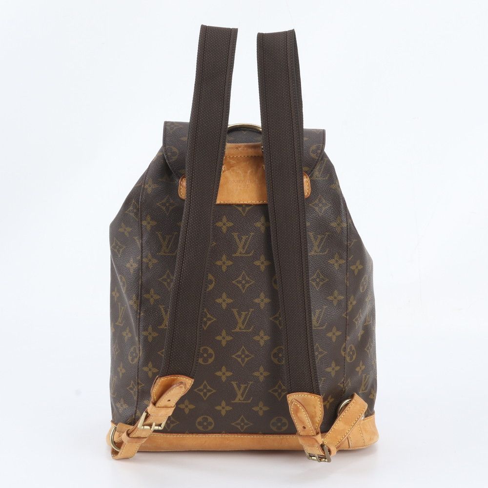 Louis Vuitton Monogram Montsouris GM Leather Backpack Shoulder Bag — view 2