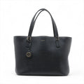 Gucci Interlocking Charm Leather Tote Shoulder Hand Black
