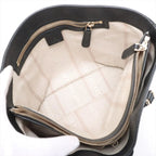 Gucci Interlocking Charm Leather Tote Shoulder Hand Black — view 7