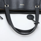 Gucci Interlocking Charm Leather Tote Shoulder Hand Black — view 5