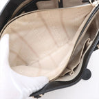 Gucci Interlocking Charm Leather Tote Shoulder Hand Black — view 9
