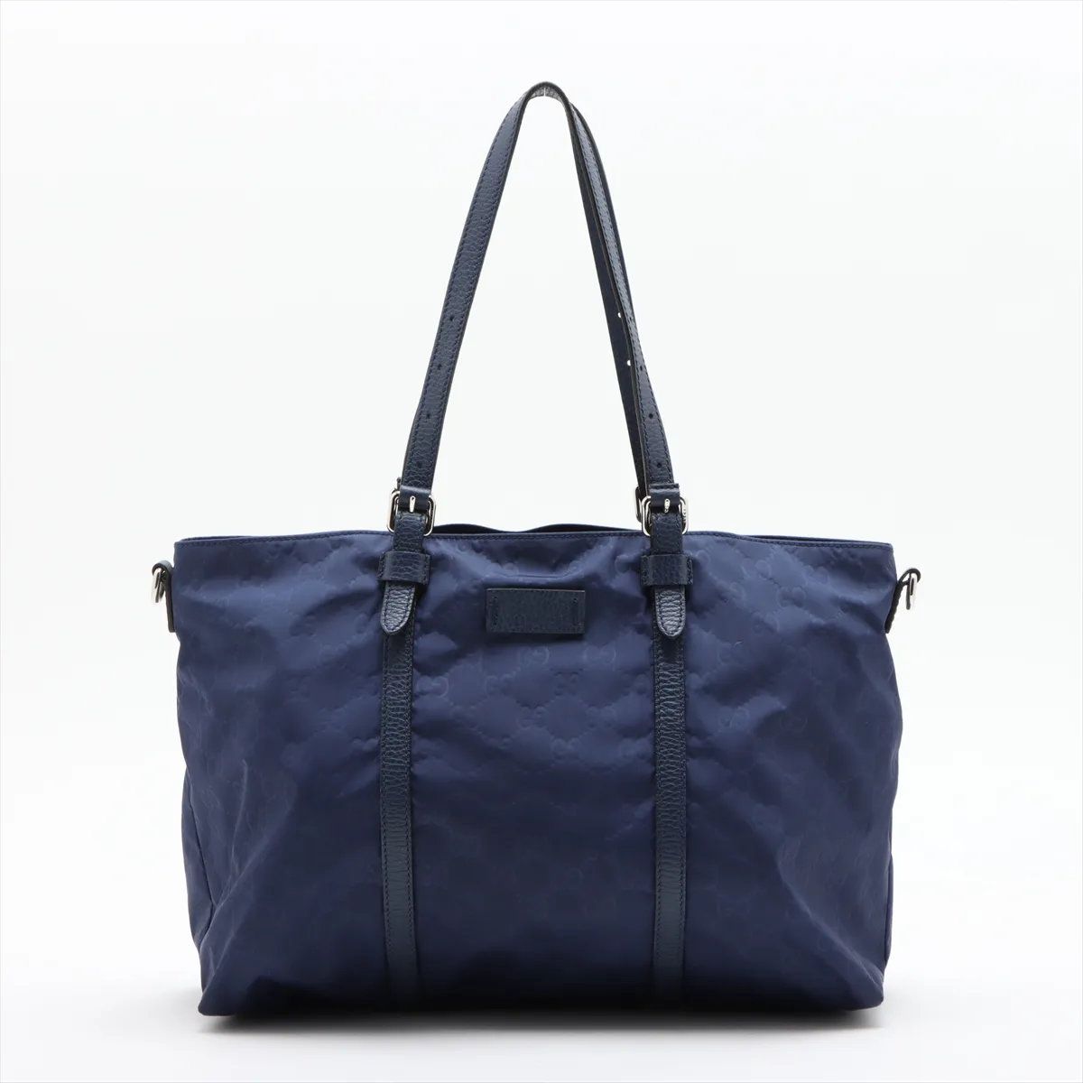 Gucci GG Nylon Leather Tote Shoulder Business Document