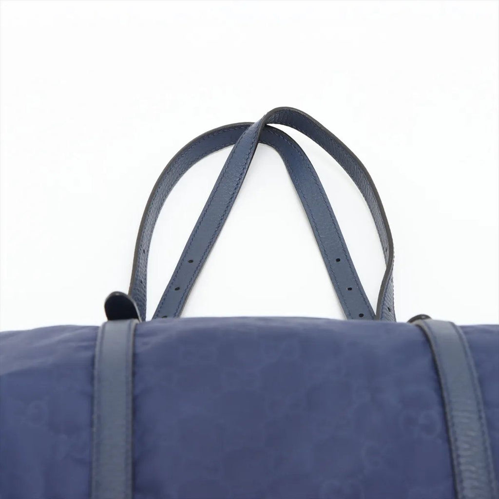 Gucci GG Nylon Leather Tote Shoulder Business Document — view 6