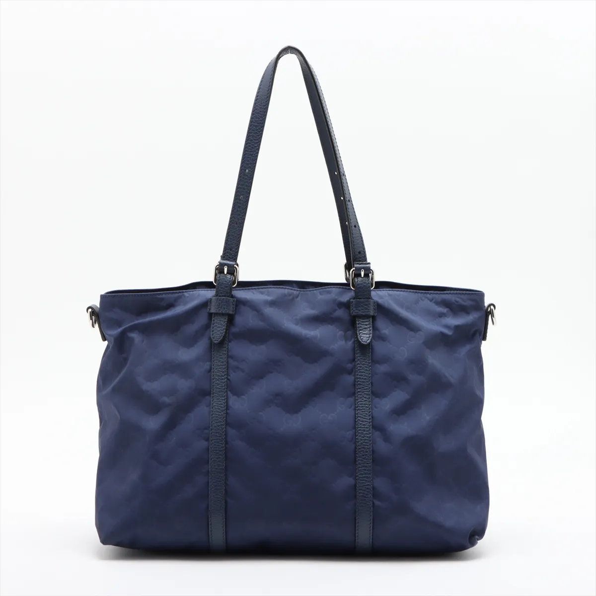 Gucci GG Nylon Leather Tote Shoulder Business Document — view 2