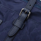 Gucci GG Nylon Leather Tote Shoulder Business Document — view 9