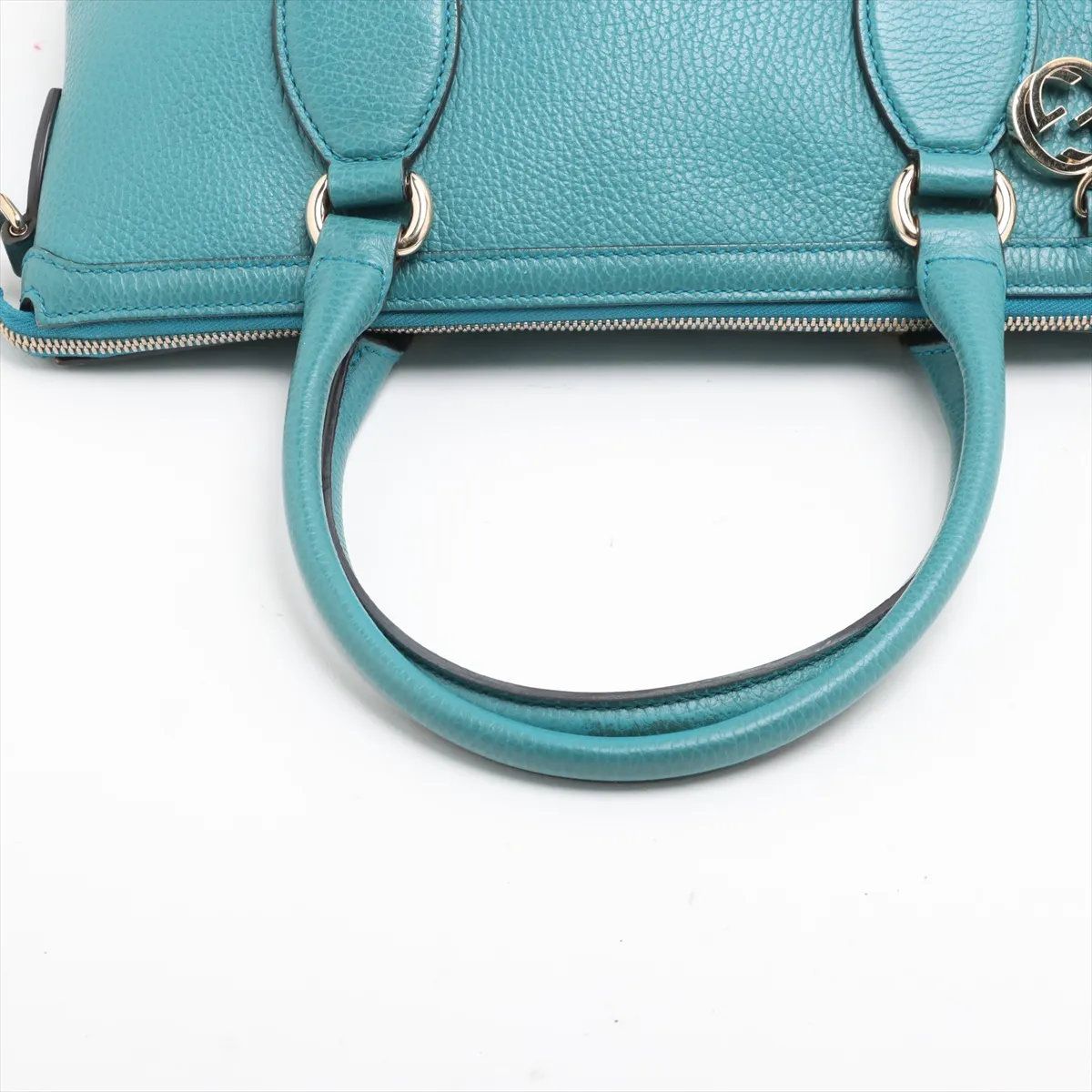 Gucci Interlocking Charm Leather 2-Way Handbag Crossbody Shoulder — view 5