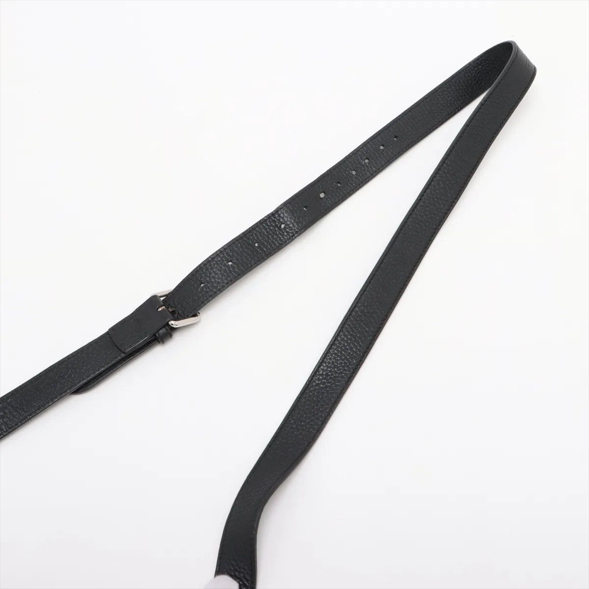 Gucci Interlocking Leather Shoulder Bag Crossbody Messenger Black — view 5