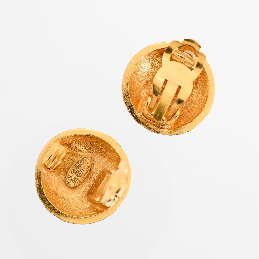 Chanel Earrings Gold — view 3