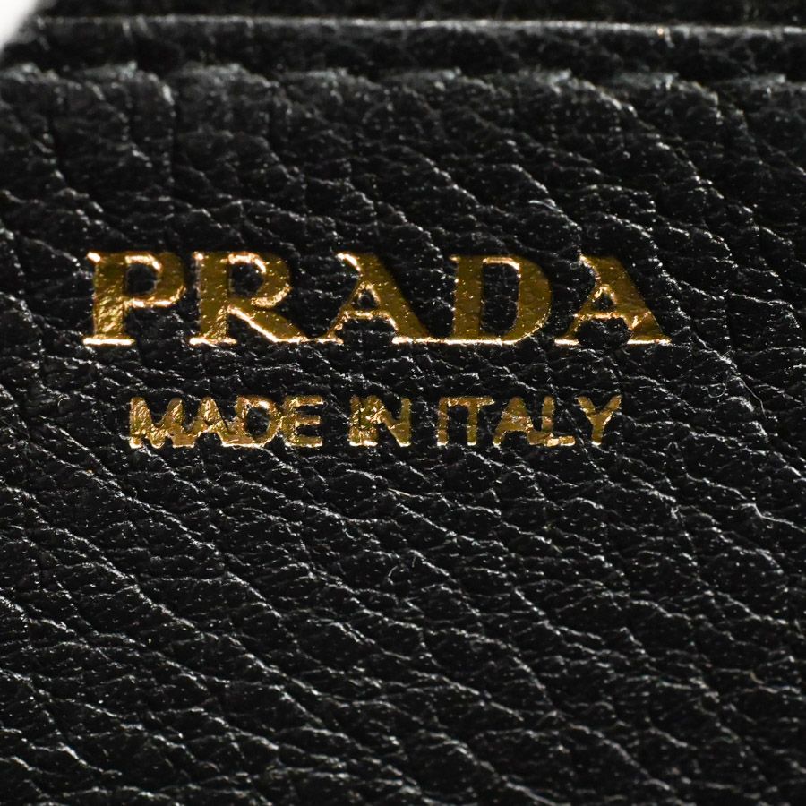 Prada Compact Wallet Black — view 6