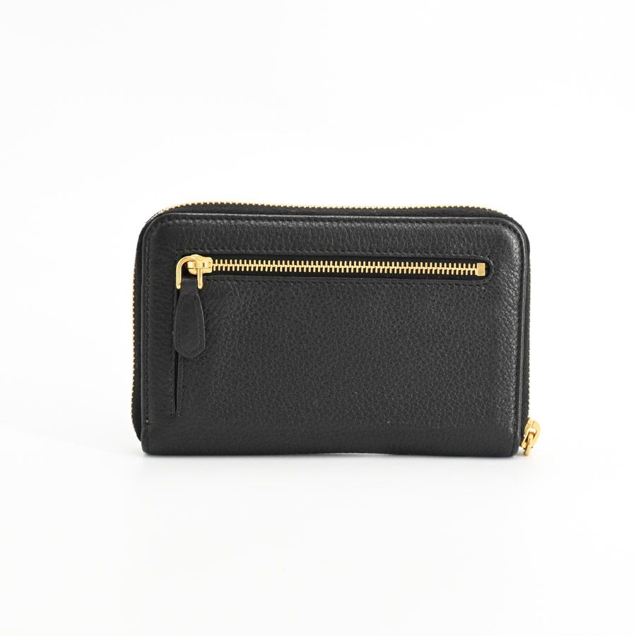 Prada Compact Wallet Black — view 3