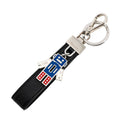 Prada Key Holder Saffiano Leather Key Chain