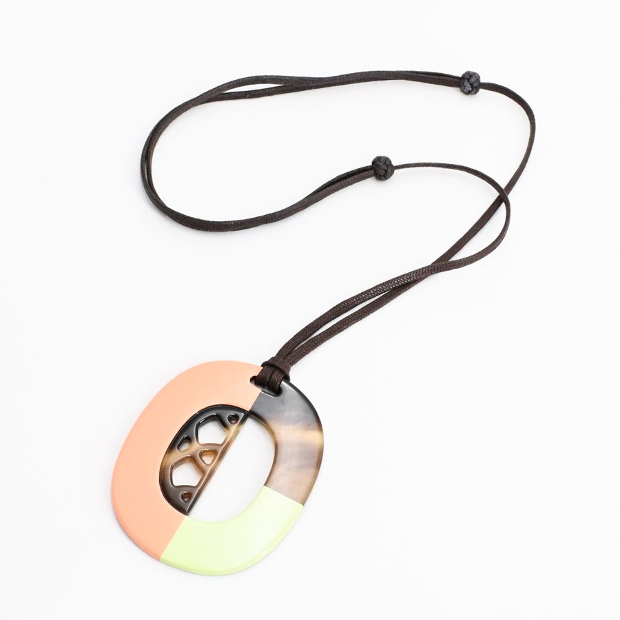 Hermes Necklace Remix Orange