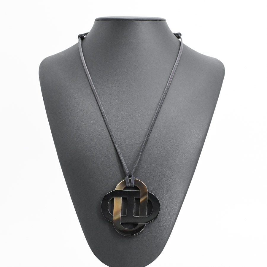 Hermes Necklace Isatis Brown — view 6