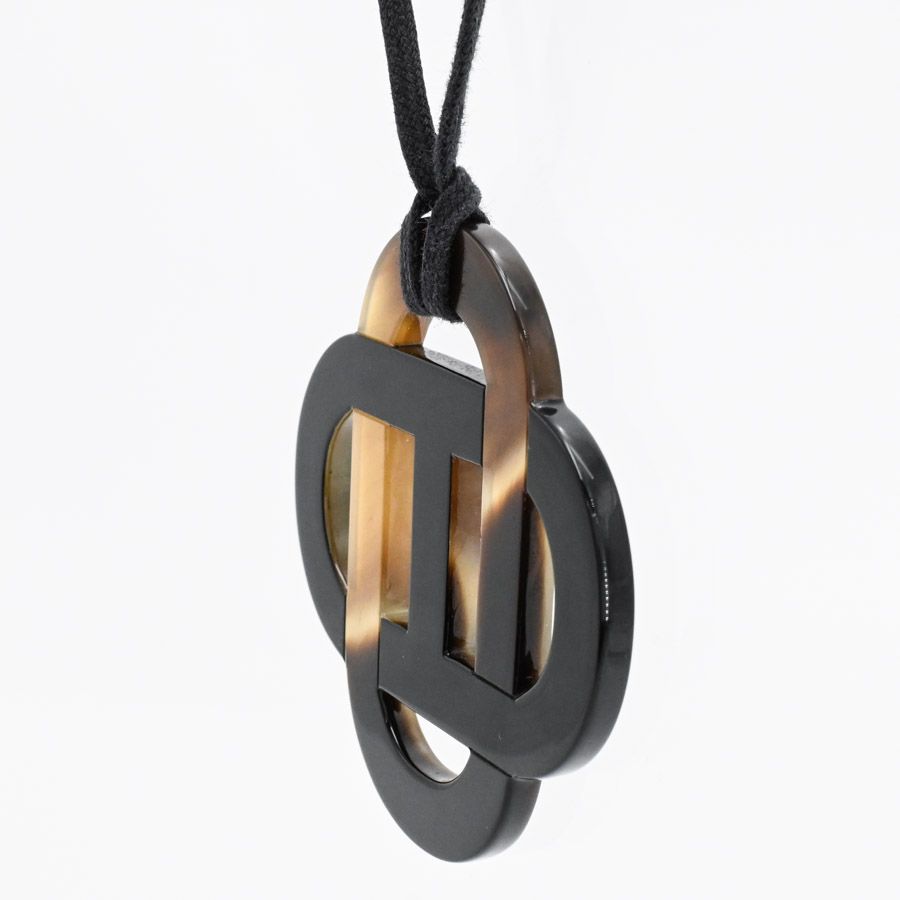 Hermes Necklace Isatis Brown — view 2