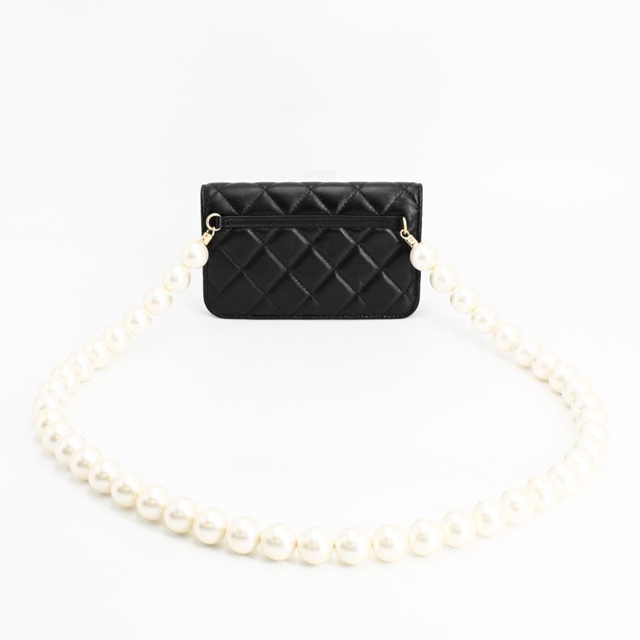 Chanel Chain Wallet Mini Pearl Shoulder — view 3